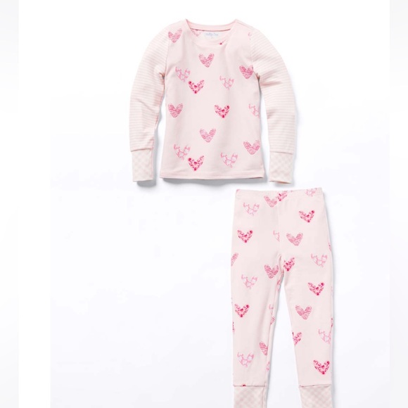 ❌SOLD 💕NWT Matilda Jane Hearts « Fairy Dust Allover » Pajamas Girl's Size 14 - Picture 5 of 9